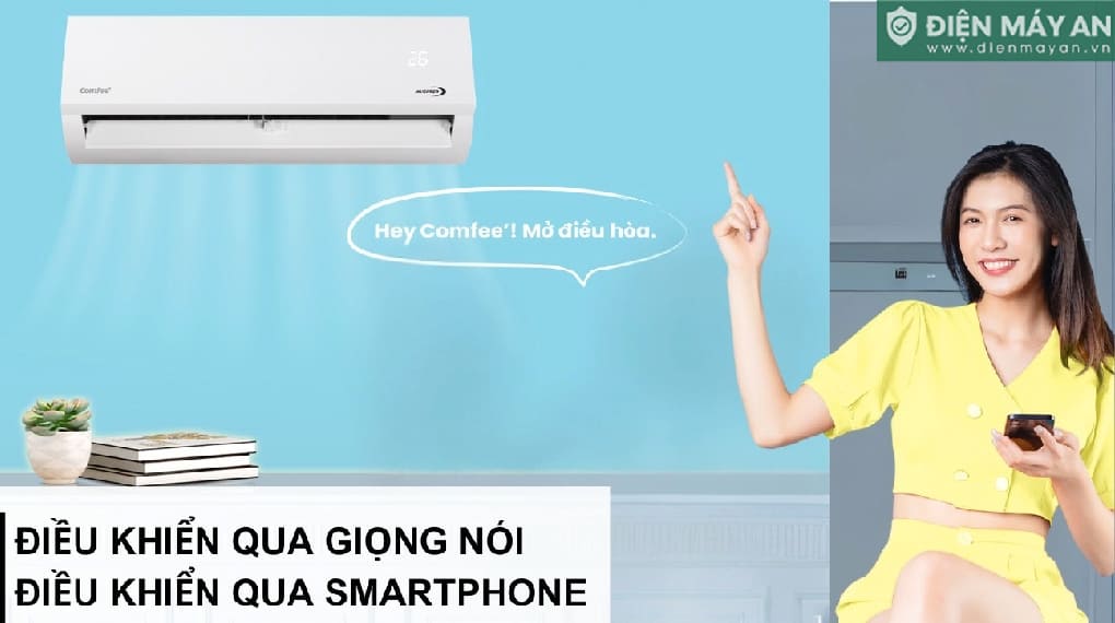 Điều Hòa Comfee Inverter 10000 BTU 2 Chiều CFS-10VHAFF
